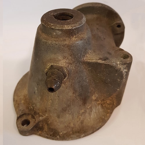 Before and after vapour or bead blasting