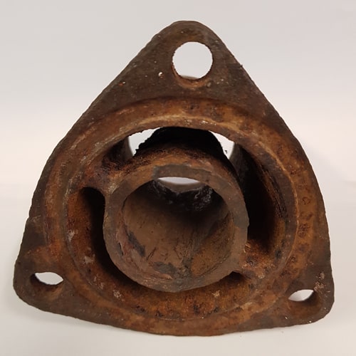 Before and after vapour or bead blasting