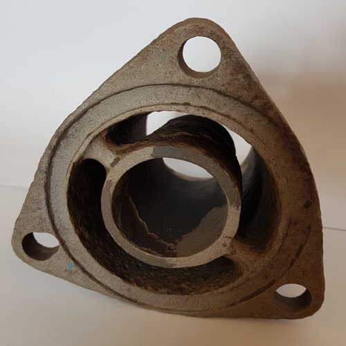 Before and after vapour or bead blasting