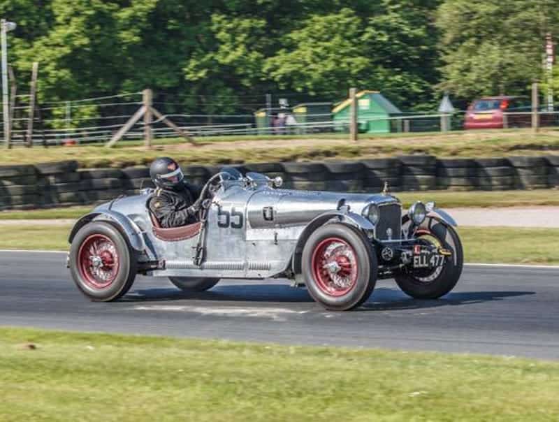 Ian Fyfe racing Alvis 12-70 Formula Vintage VSCC