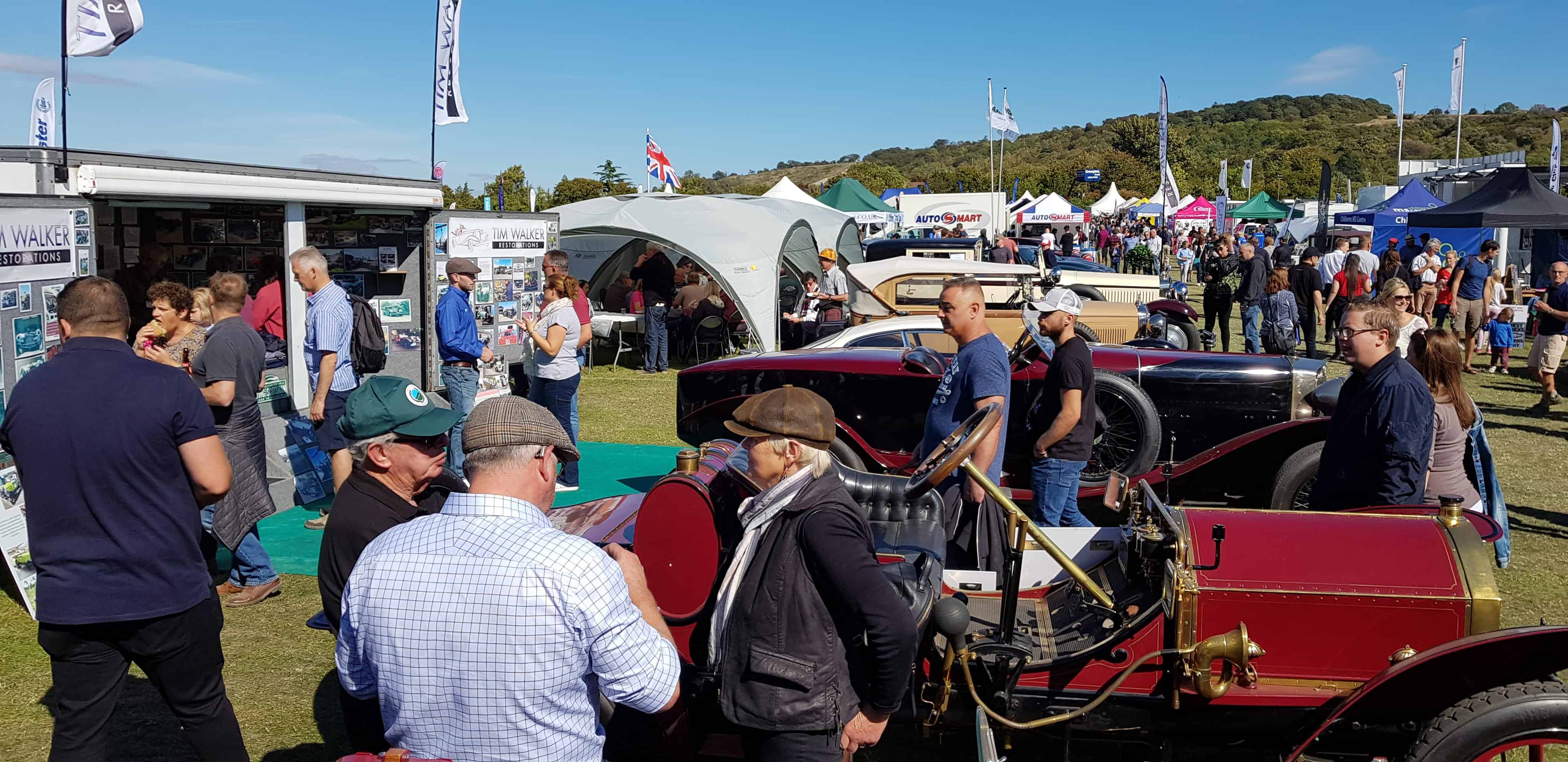 Tim Walker Restorations stand at Kop Hill Climb, Buckinghamshire