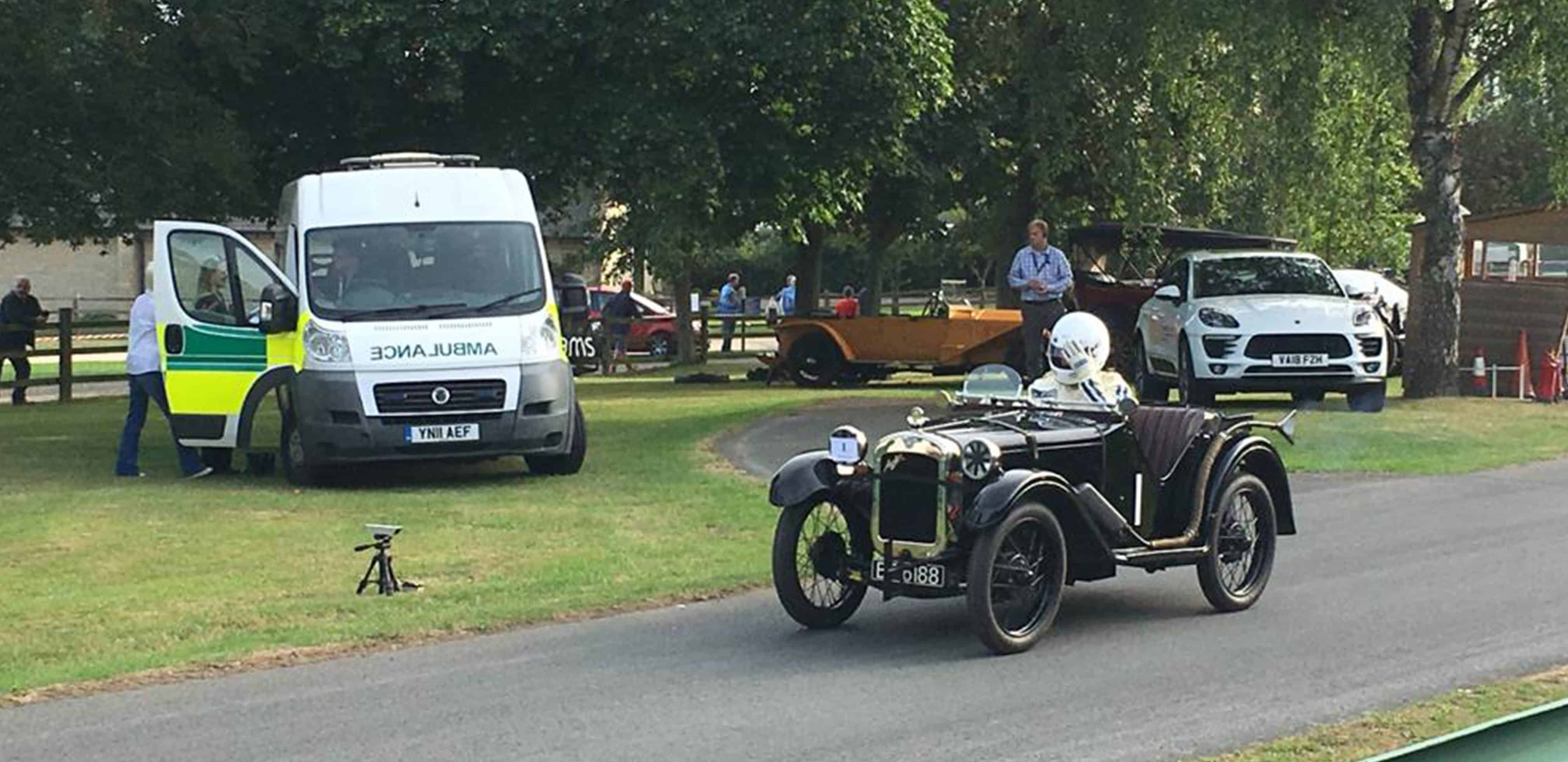 Prescott Hill Climb Austin racing around track