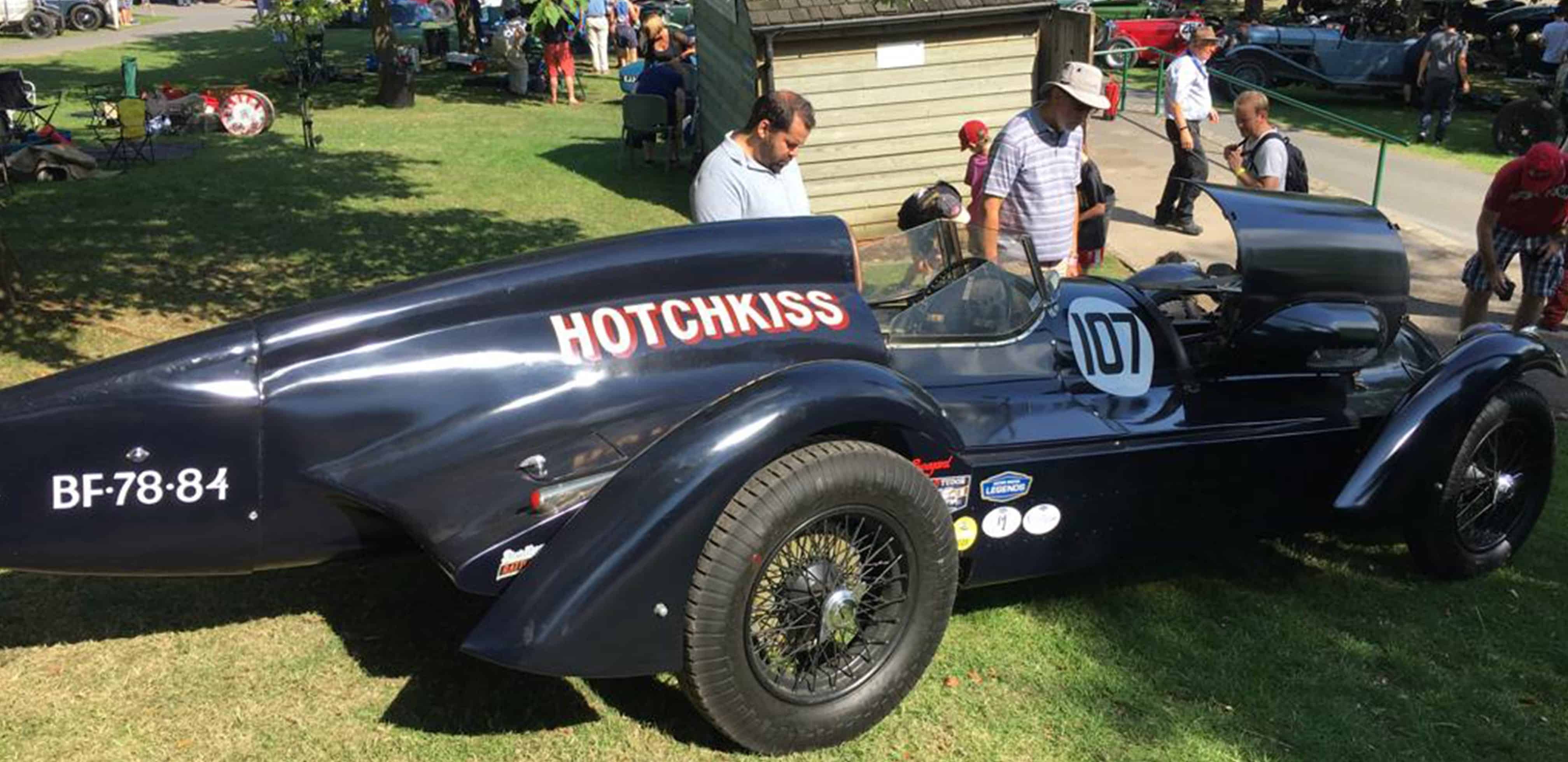 Prescott Hotchkiss car about to race