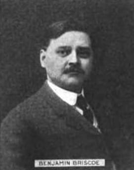 Black and white portrait of Benjamin Briscoe